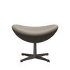 Fritz Hansen The Egg Footstool Leather, Warm Graphite/Essential Light Grey