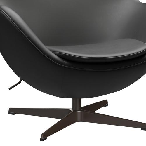 [product_category]-Fritz Hansen The Egg Lounge Chair Leather, Brown Bronze/Essential Black-Fritz Hansen-3316-STBLA-BBBASE-FRI-6