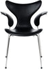 Fritz Hansen Fotel Lily Full Tapicerka, elegancki czarny