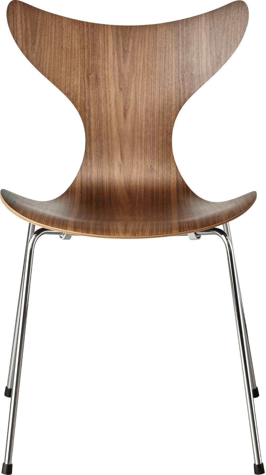 Fritz Hansen The Lily Chair, Clear Lacquered Walnut