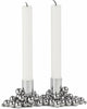 Gejst Moleyl Candle Holder Chrome 2PCS, 3,3 cm