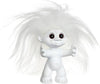 Goodlucktroll Matt White/ White Hair, 9cm