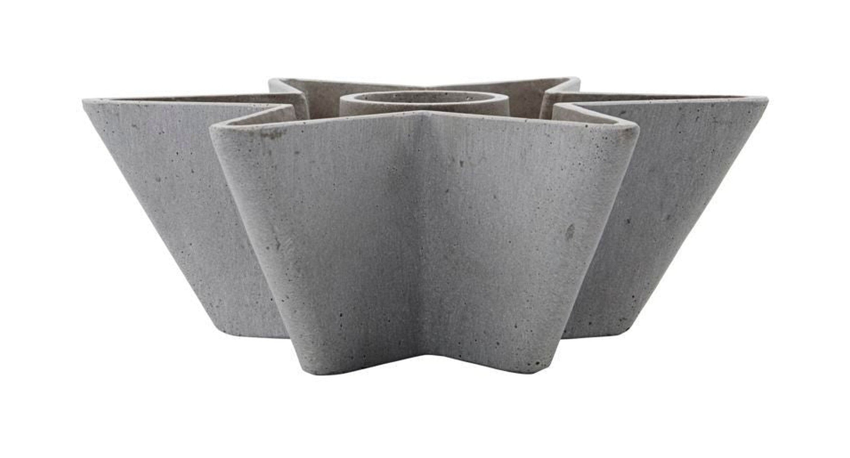 House Doctor Candle Holder, HDMold Star, Grey