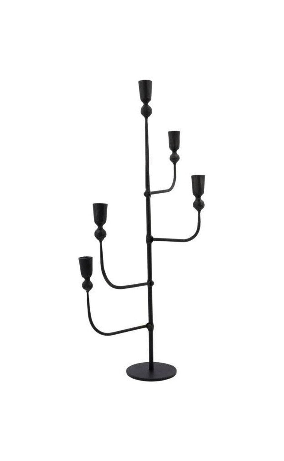 DOUSE DOCTING Candle Stand W. 5 filiżanek, hdira, czarny