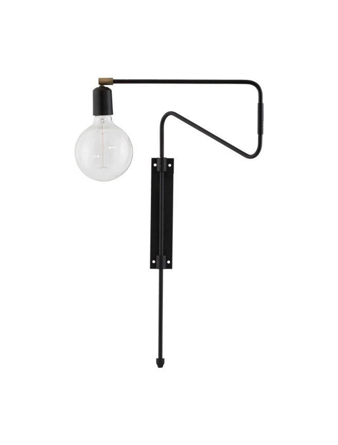 House Doctor Wall Lampa, HDSWING, Black