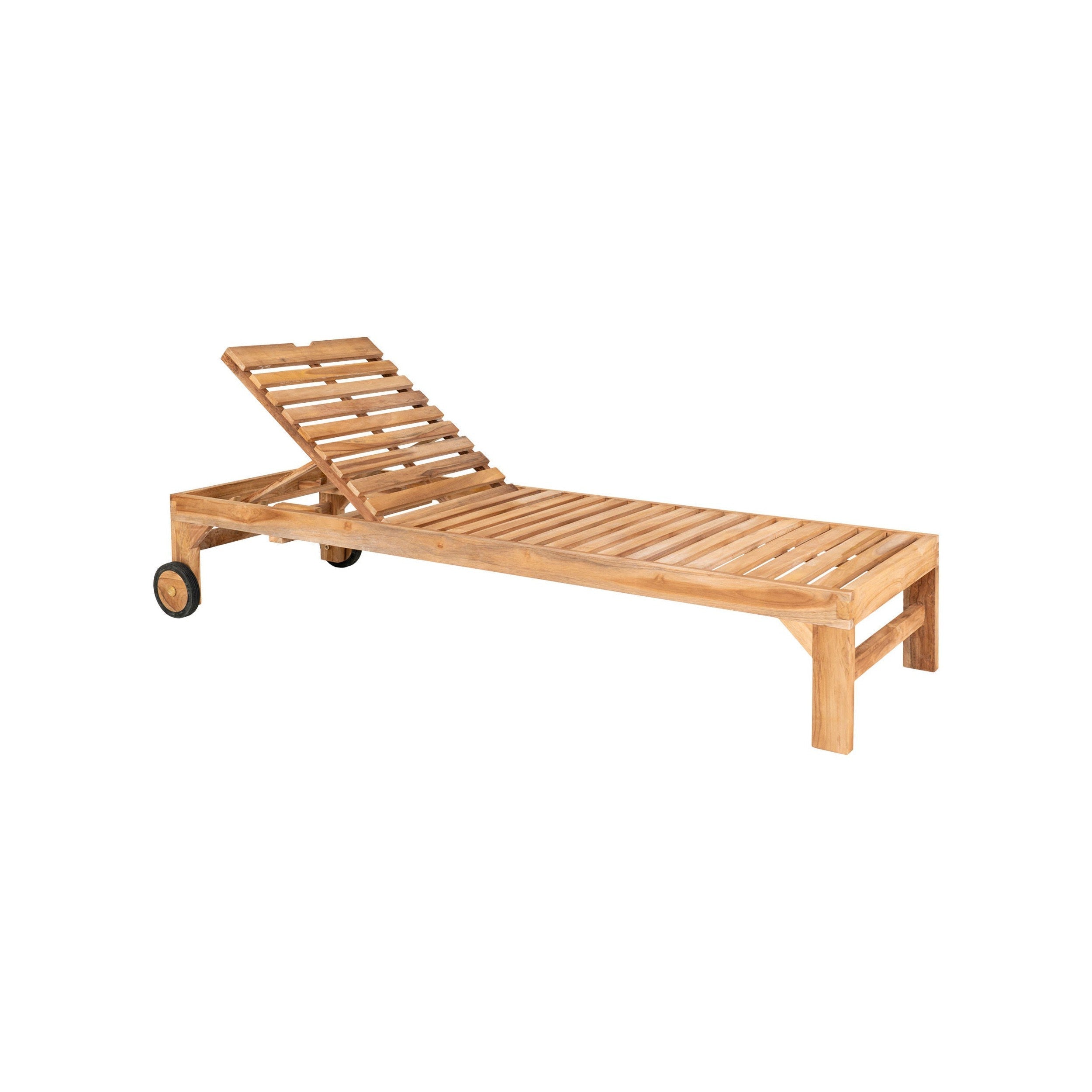 Dom Nordic Andorra Teak Sunlounger