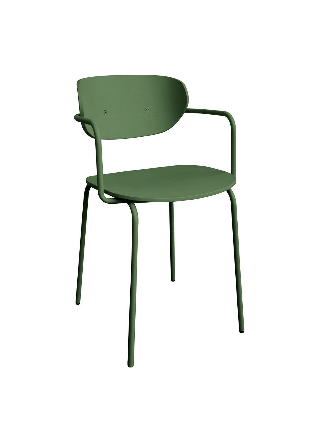 Hübsch Arch Dining krzesło zielone