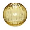 Hübsch Fleur Vase Round, Yellow