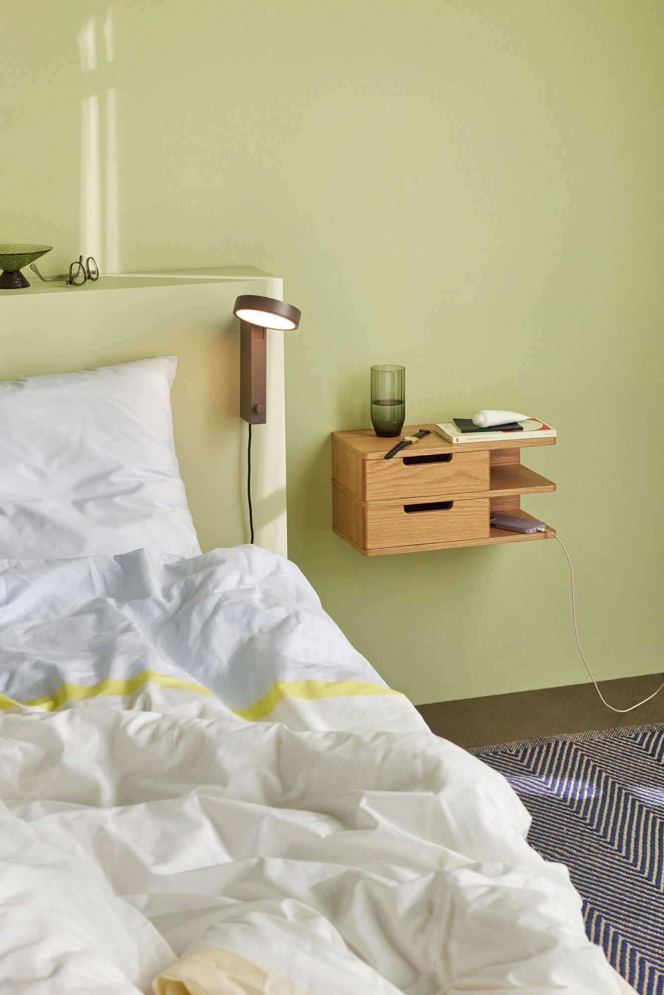 [product_category]-Hübsch Open Wall Shelf/Bedside Table Natural-Hübsch-5712772135266-881906-HUB-6