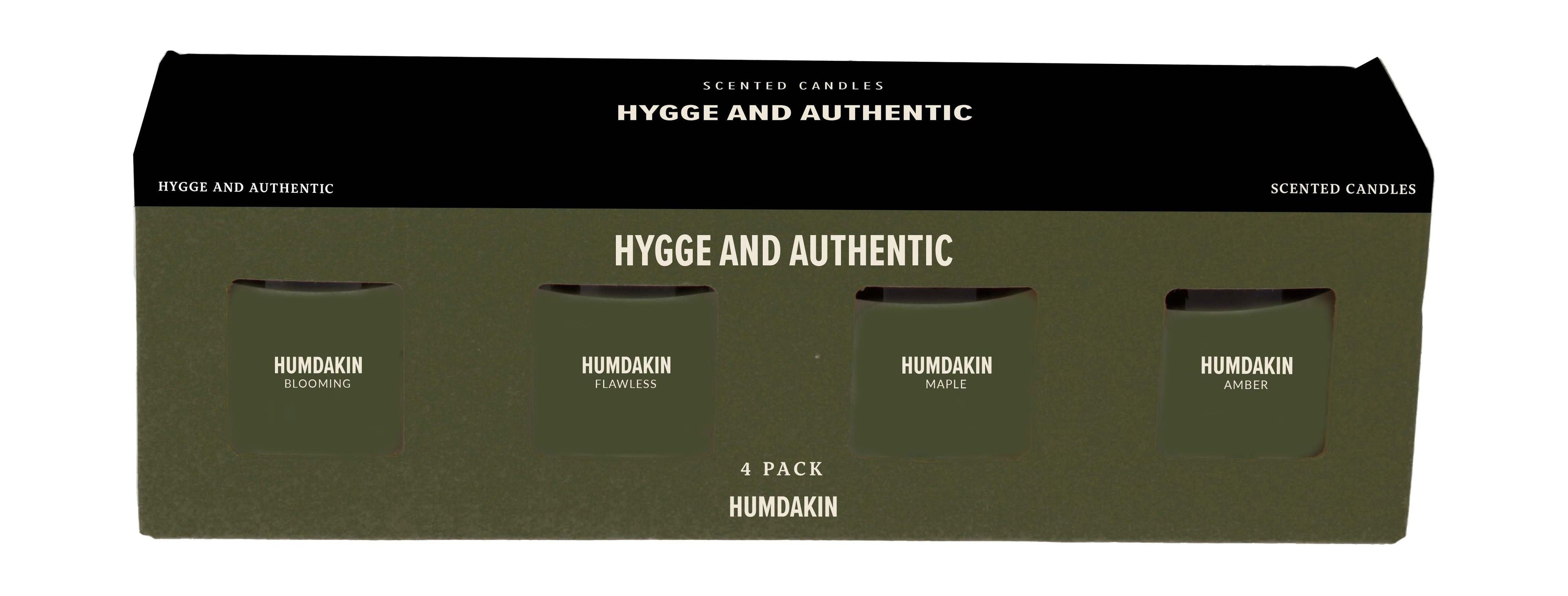 Zestaw świec Humdakin Pached 4, Hygge i autentyczny