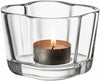 Iittala Aalto Tealight Holder Clear, 6 cm