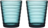 Iittala aino aalto okulary morskie 2pcs 22cl