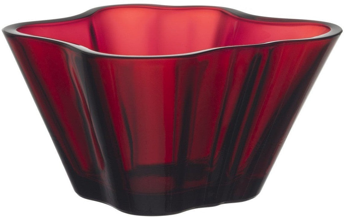 Iittala Alvar Aalto Bowl Cranberry, 75mm