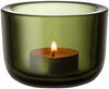 Iittala Valkea Tealight Holder Moss Green, 6 cm