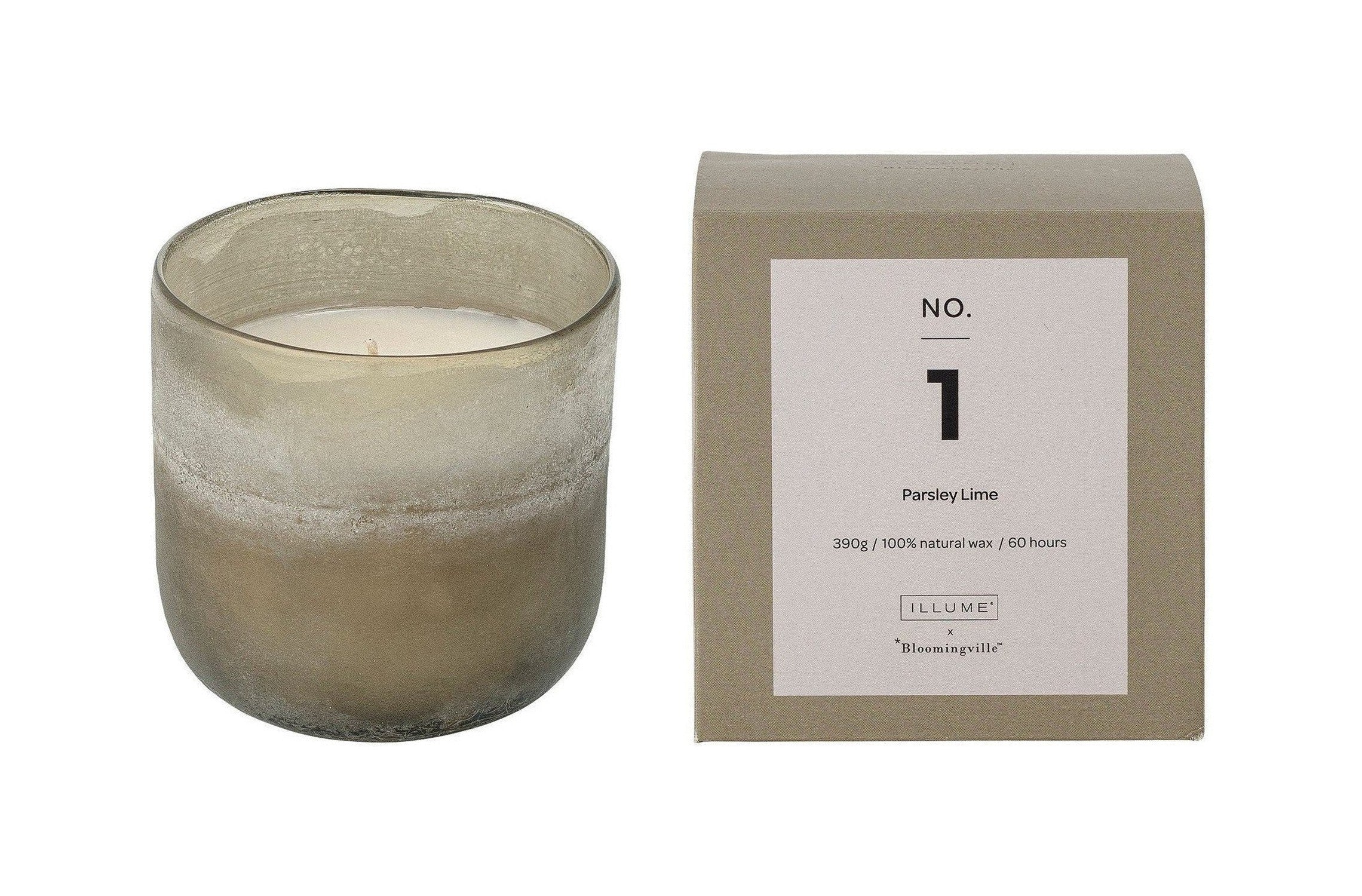 [product_category]-Illume X Bloomingville NO.1-Parsley Lime Scent Candle, Green, Wax-Illume X Bloomingville-5711173267804-82052393-BLO-1