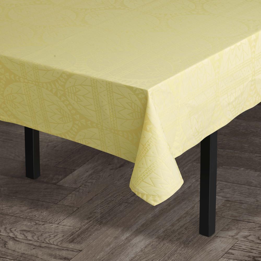 Juna Easter Damask Tablecloth żółty, 150x220 cm