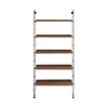 Kartell Adam Wood Bookcase Small, Dark Wood/Black