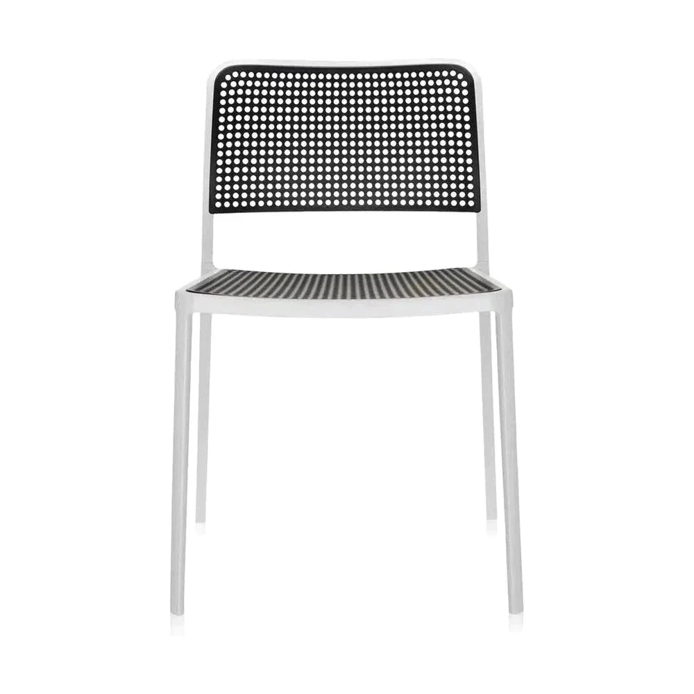 [product_category]-Kartell Audrey Chair, White/Black-Kartell-8058967070842-05875B2-KAR-8