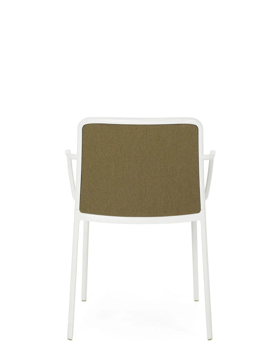 [product_category]-Kartell Audrey Soft Noma Armchair, White/Mustard-Kartell-8058967313765-05976B2-KAR-4