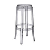 Kartell Charles Ghost Stool 75 Cm, Transparent