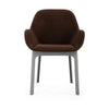 Kartell Clap Aquaclean Armchair, Grey/Brick Red