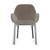 Fotel Kartell Clap Aquaclean, Gray/Ecru