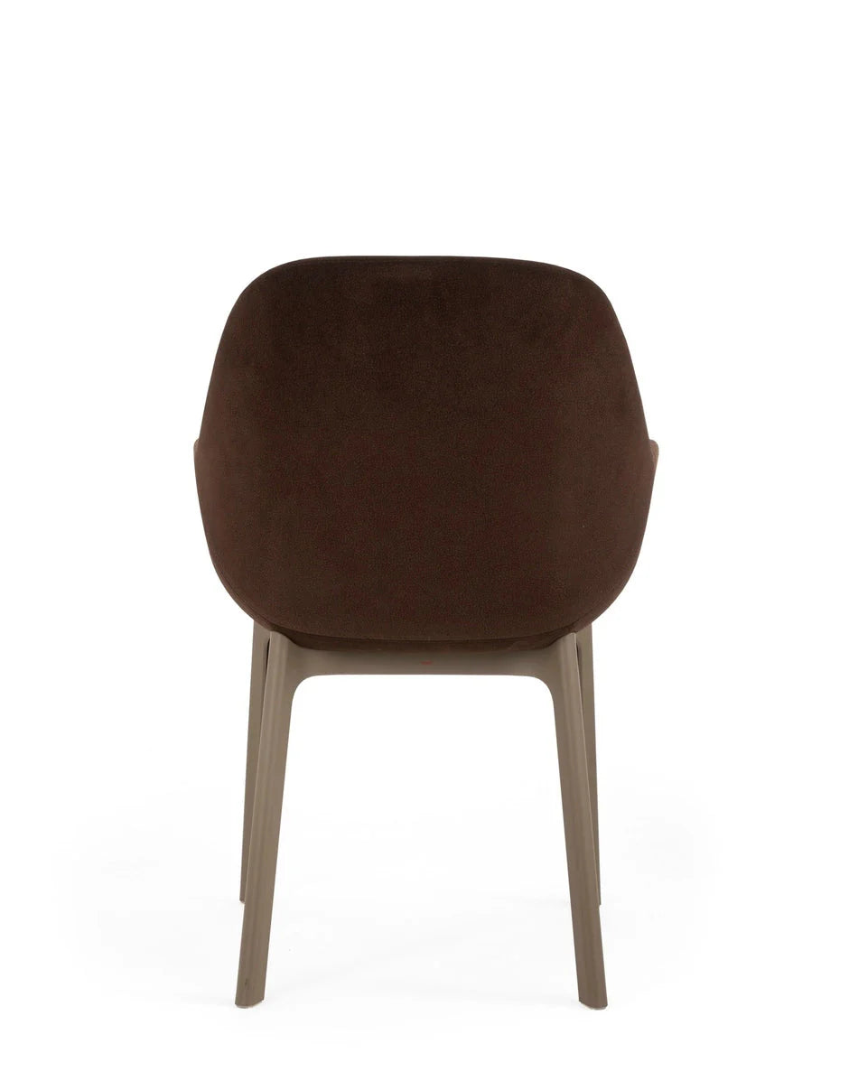 [product_category]-Kartell Clap Aquaclean Armchair, Taupe/Brick Red-Kartell-8058967313000-04187T2-KAR-4