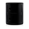 Kartell Componibili Classic Container 2 elementy, czarne