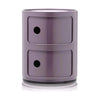 Kartell Componibili Classic Container 2 elementy, srebrne