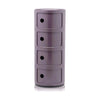 Kartell Componibili Classic Container 4 Elements, Violet