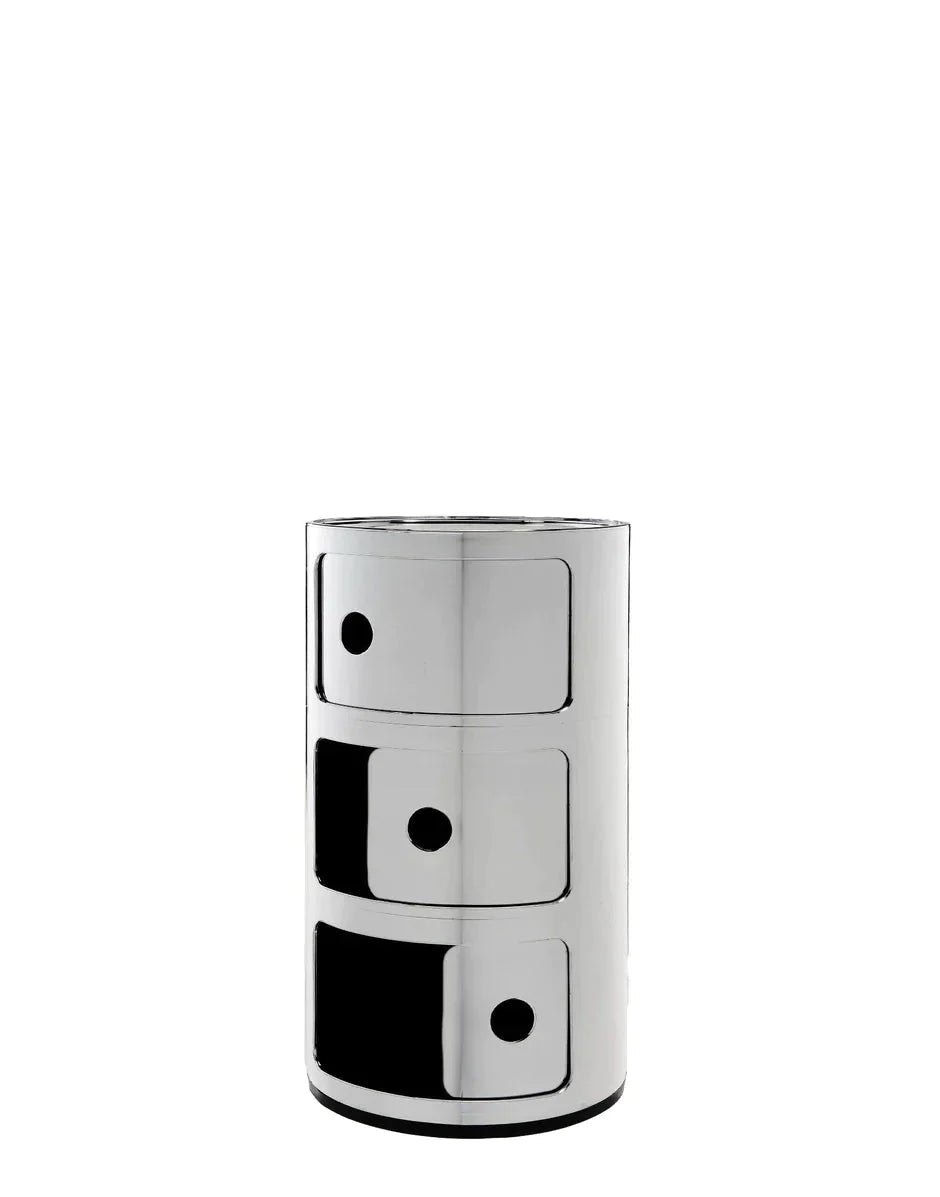 [product_category]-Kartell Componibili Metal Container 3 Elements, Chromed-Kartell-8058967191424-05967XX-KAR-13