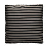 Kartell Cushion Stripes 48x48 Cm, Taupe/Black