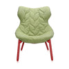 Kartell Foliage Armchair Trevira, Red/Green