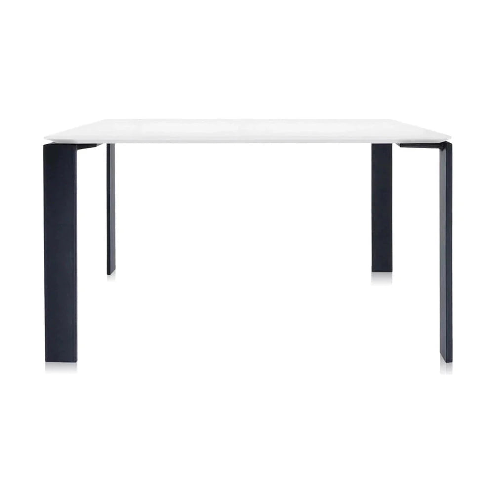 [product_category]-Kartell Four Desk 128x128 Cm, Black/White-Kartell-8058967045420-0452584-KAR-1