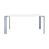 Kartell Four Desk 158x79 Cm, Aluminium/White