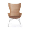 Kartell K/Wood Fotel Hotel, jasne drewno/chrom