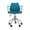 Kartell Maui Soft Trevira Armchair, Teal Blue