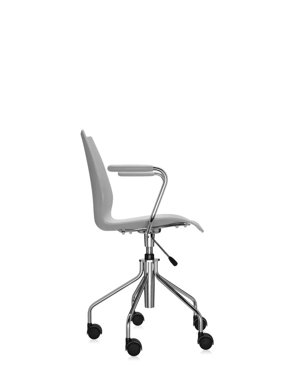 [product_category]-Kartell Maui Swivel Armchair, Light Grey-Kartell-8058967037432-028795M-KAR-3