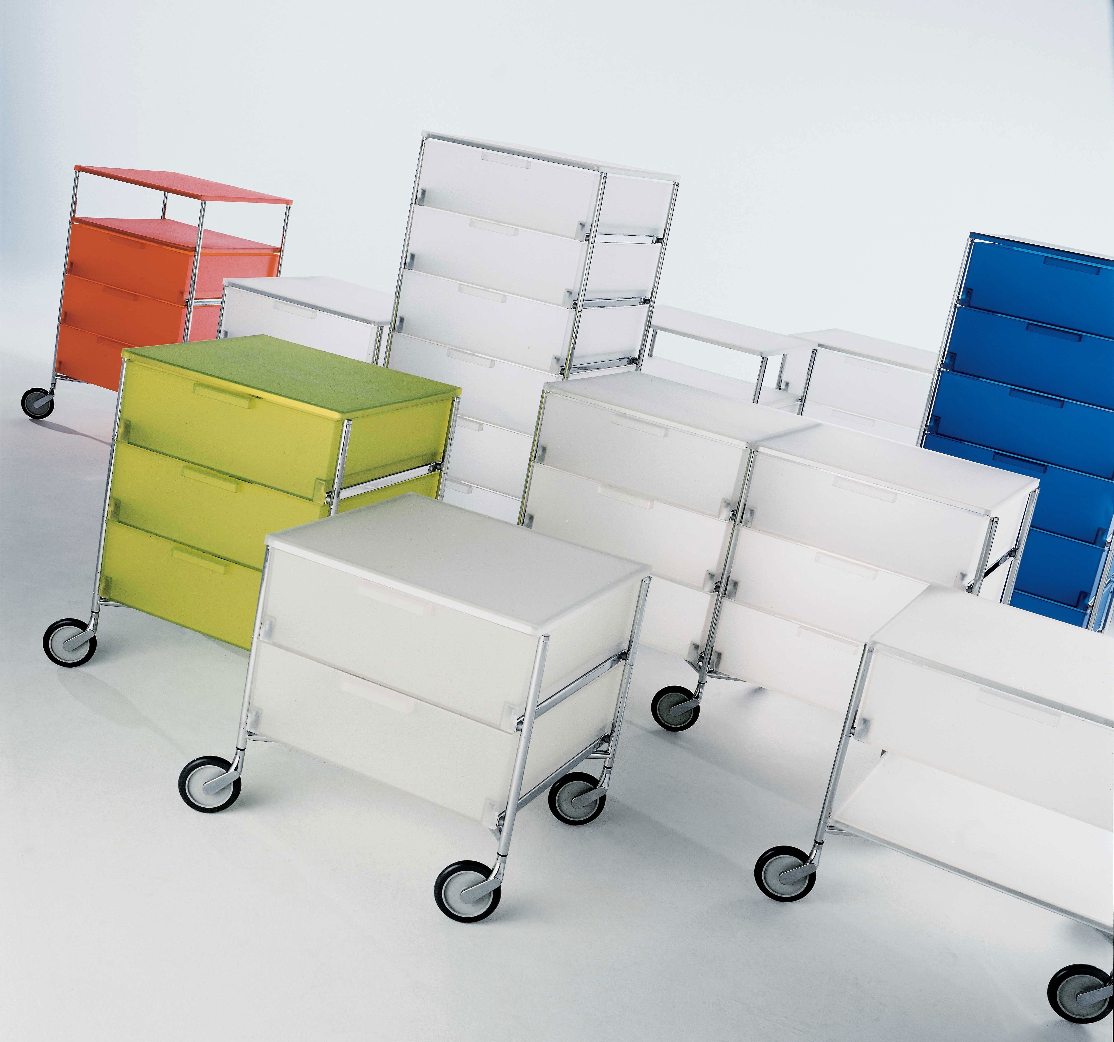 [product_category]-Kartell Mobil 4 Drawer With Feet, Ice-Kartell-8058967027570-02025L1-KAR-6