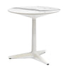 Kartell Multiplo Table Round With Star Base Marble ⌀78 Cm, White