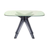 Kartell Sir Gio Table Square, Fume/Green