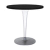 Kartell Top Top Table Round With Round Base 70x70 Cm, Black