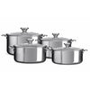 Le Creuset Signature Stainless Steel 4 Piece Cookware Set