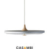  Soleil Suspension Lamp Paper Silver Cloud Dimmable 35 Cm