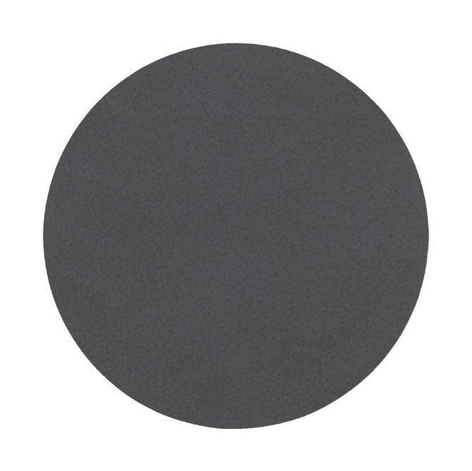 [product_category]-Lind Dna Circle Glass Coaster Nupo Leather, Anthracite-Lind DNA-5711590543109-981189-LIN-1