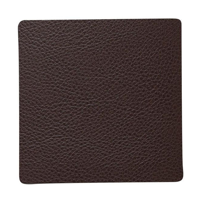 [product_category]-Lind Dna Square Glass Coaster Serene Leather, Ha Sel-Lind DNA-5711590999609-991576-LIN-1