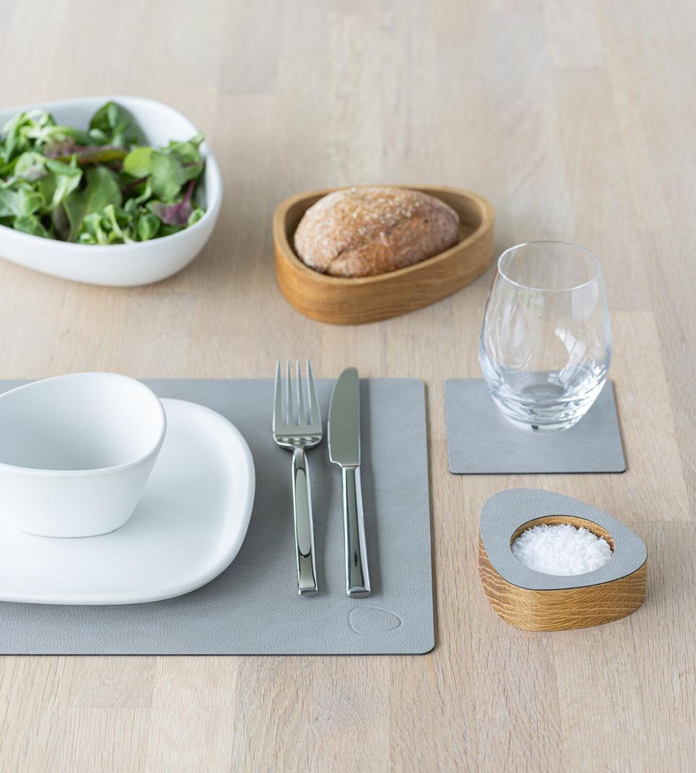 [product_category]-Lind Dna Square Placemat Nupo Leather M, Light Grey-Lind DNA-5711590999906-991605-LIN-3