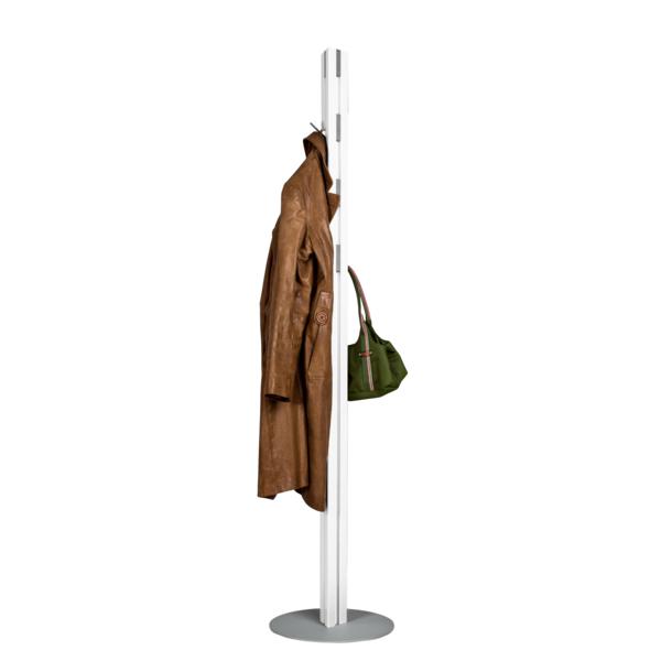 Loca Knax Coat Stand, Black Hooks White