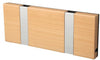 Loca Knax Horizontal Coat Rack 2 Hooks, Beech Oiled/Grey