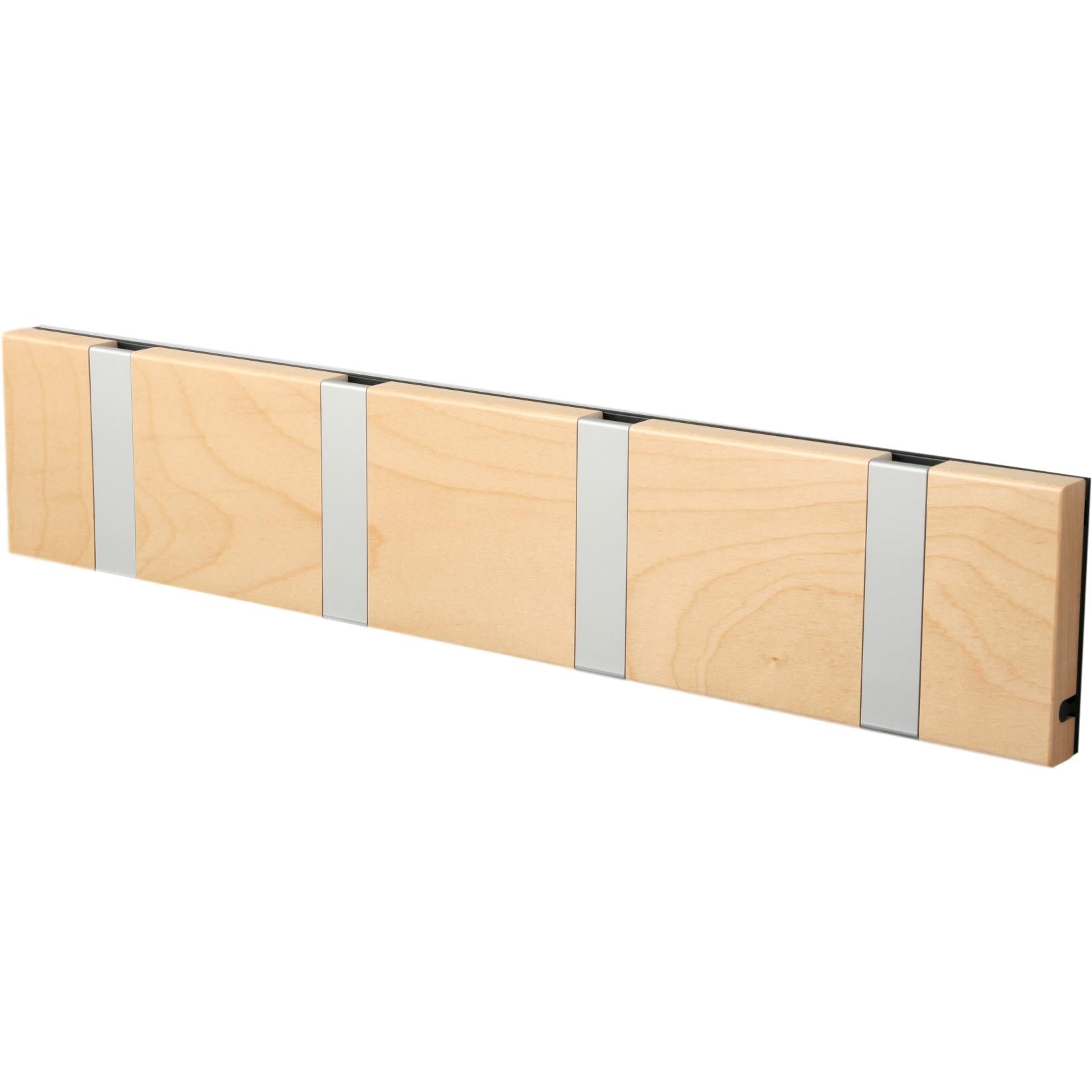 LOCA KNAX SHIRIZONTAL RACK 4 HAPY, MAPLE/SZARE